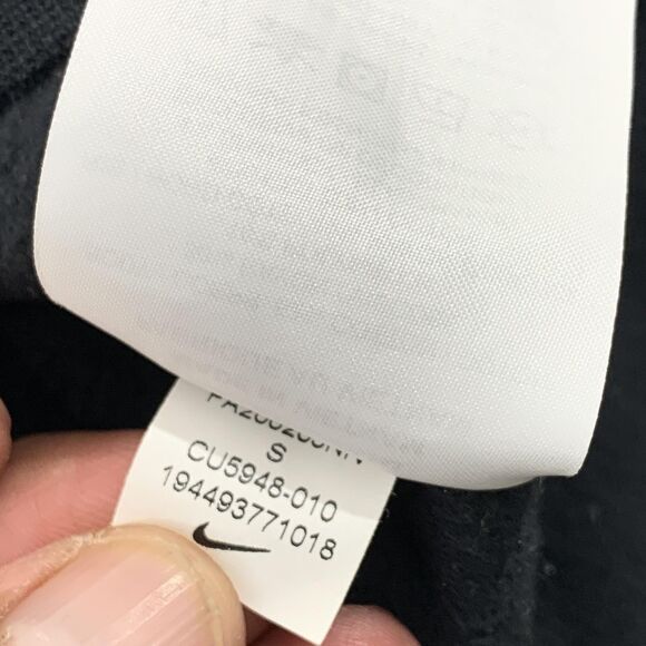 Nike Sweatshirt Mens Small Black Crewneck Bandana Paisley Chevron CU5948-010 - Picture 10 of 15